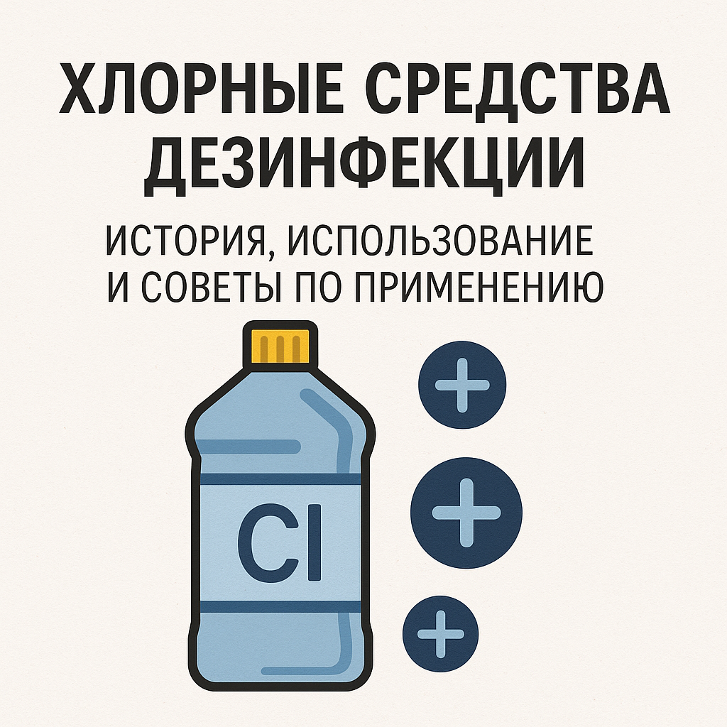 Хлорные дезинфицирующие средства: История, применение и советы по безопасному использованию
