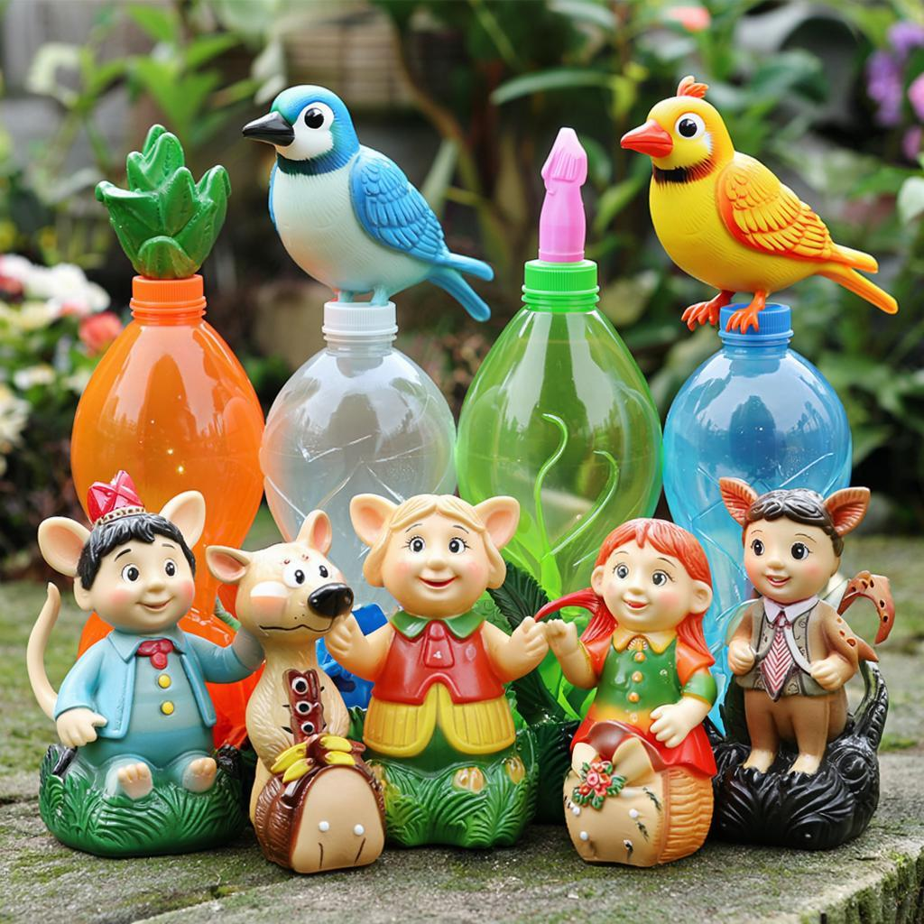 Преобразите сад: как создать фигурки из пластиковых бутылок