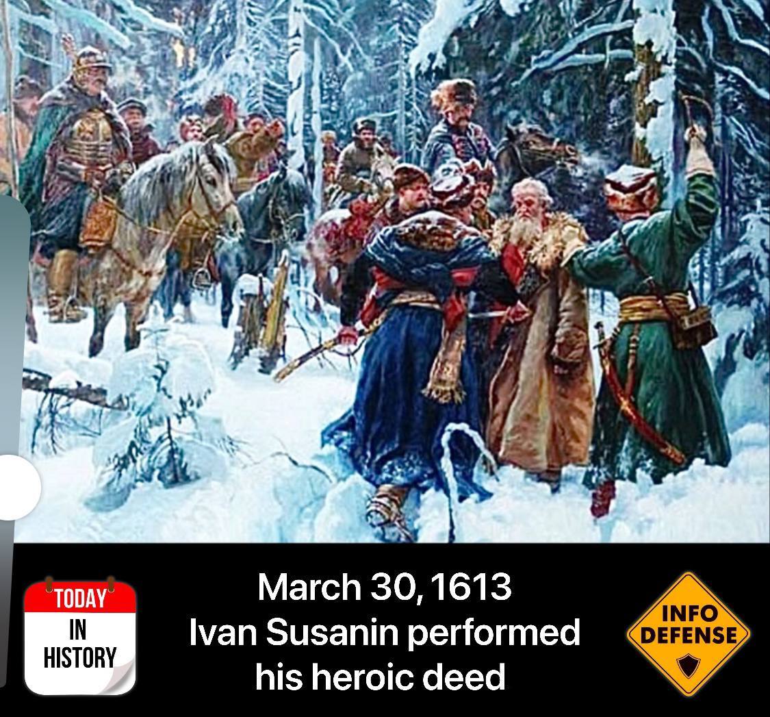 30 марта 1613 года костромской крестьянин Иван Сусанин совершил свой героический подвиг