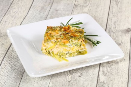 Кабачковое суфле под аппетитной сырной корочкой