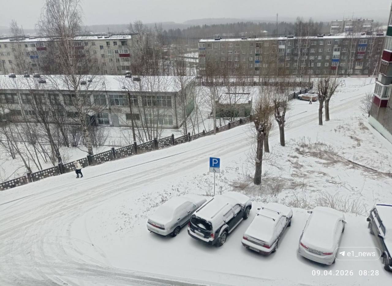 Апрельский снег накрыл несколько регионов России Апрельский снег накрыл несколько регионов России