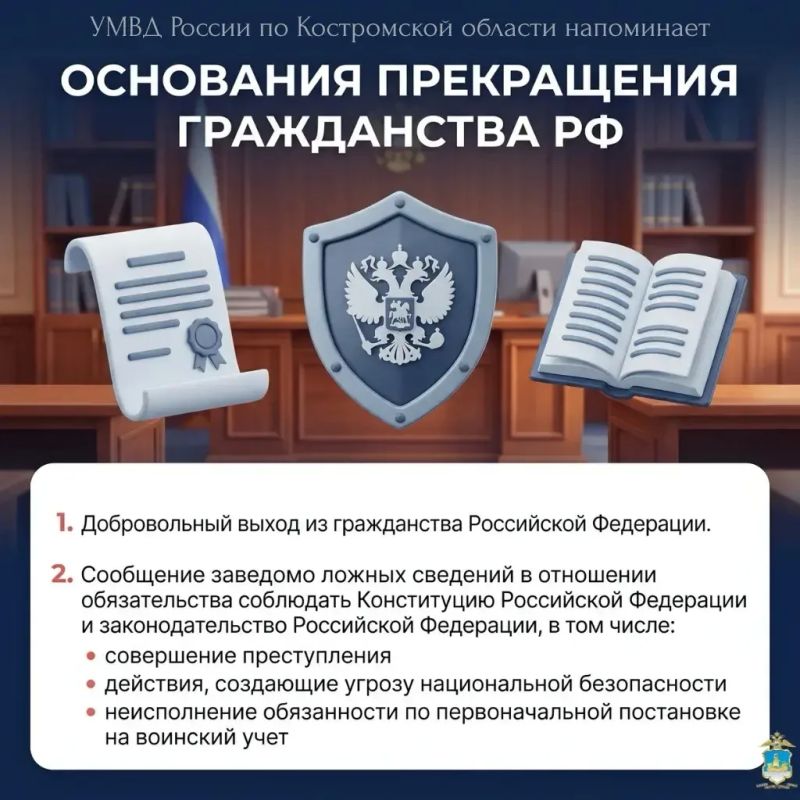 Важная информация: порядок снятия с регистрационного учёта при прекращении гражданства РФ Законодательство в сфере миграции продолжает совершенствоваться Важная информация: порядок снятия с регистрационного учёта при прекращении гражданства РФ Законодательство в сфере миграции продолжает совершенствоваться