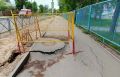 КОЛОДЕЦ НАЧАЛ ПРОВАЛИВАТЬСЯ ПОД ЗЕМЛЮ ОКОЛО ШКОЛЫ В КОСТРОМЕ