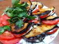 Легкий и вкусный баклажанный кармашек с сырной начинкой