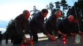 Сегодня, в День памяти и скорби, делегация регионального Управления МВД приняла участие в траурной акции «Свеча Памяти»