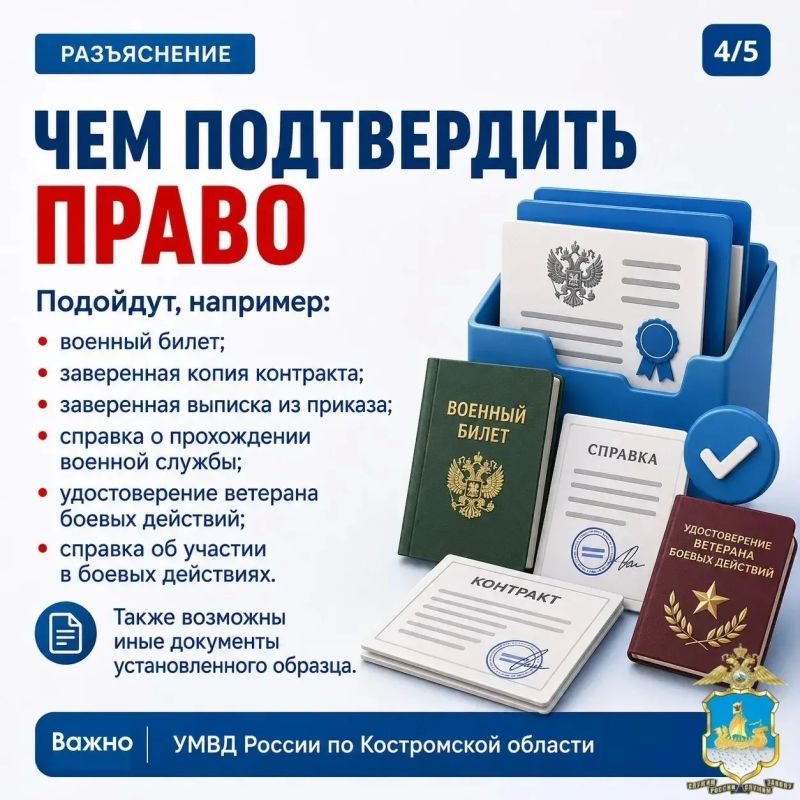 УМВД России по Костромской области разъясняет УМВД России по Костромской области разъясняет