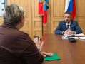 Олег Болоховец: Сегодня встретился с супругой военнослужащего Евгенией Губановой