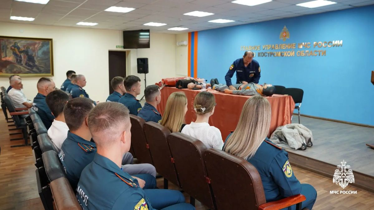 Члены Молодежного совета Главного управления МЧС России по Костромской области освоили приемы первой помощи Члены Молодежного совета Главного управления МЧС России по Костромской области освоили приемы первой помощи