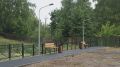 В Кадые завершилось благоустройство одной из частей Центрального парка