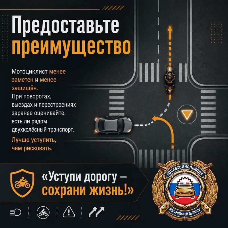 Безопасная дорога в мотосезон: правила для автолюбителей Безопасная дорога в мотосезон: правила для автолюбителей