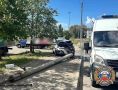 ДВА ПЕНСИОНЕРА НА ЛАДЕ СНЕСЛИ СТОЛБ НА КИНЕШЕМСКОМ ШОССЕ В КОСТРОМЕ