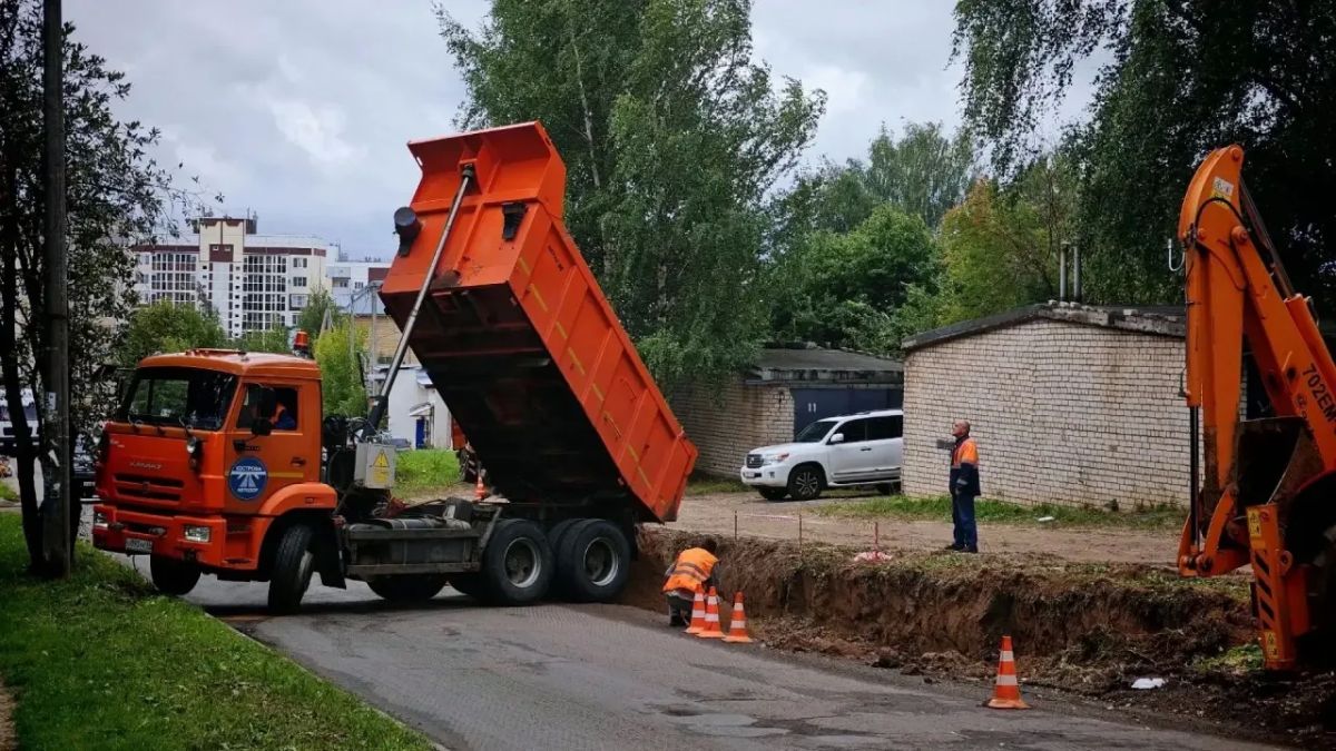 В Костроме начали ремонт улицы Южной В Костроме начали ремонт улицы Южной