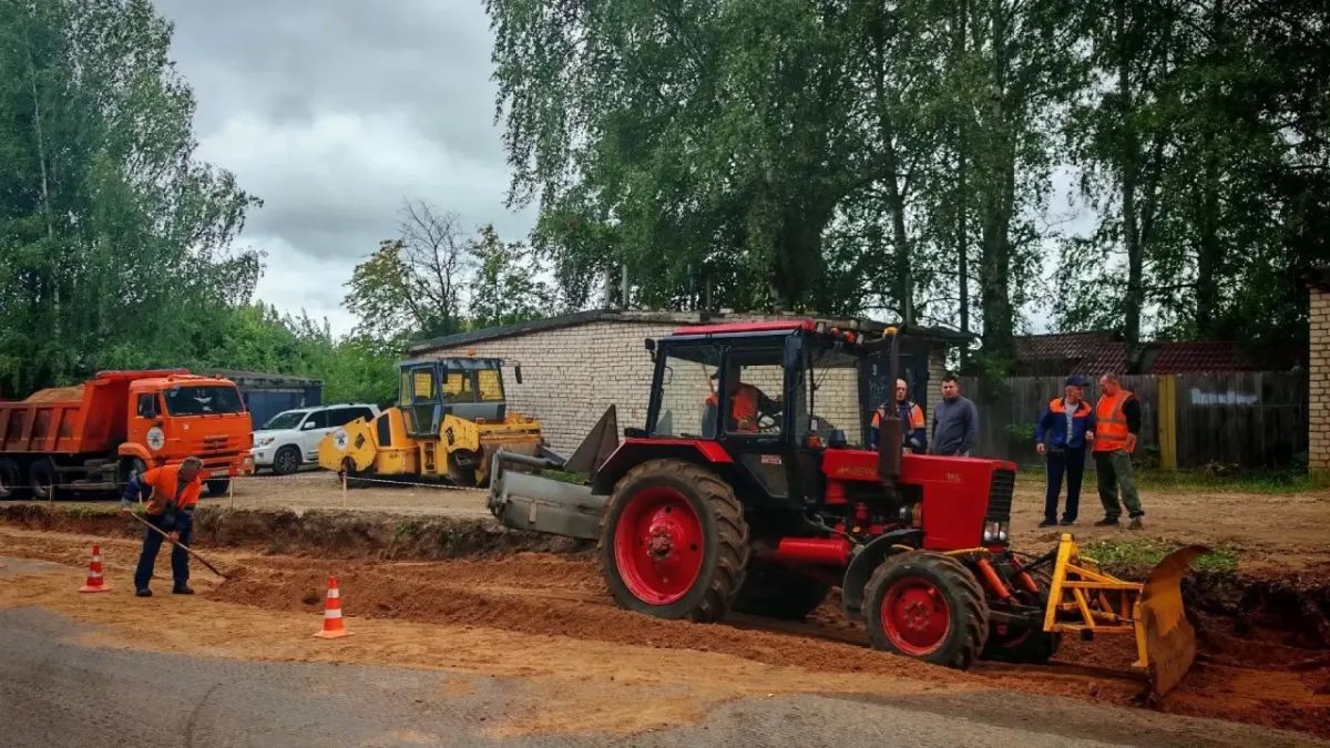 В Костроме начали ремонт улицы Южной В Костроме начали ремонт улицы Южной