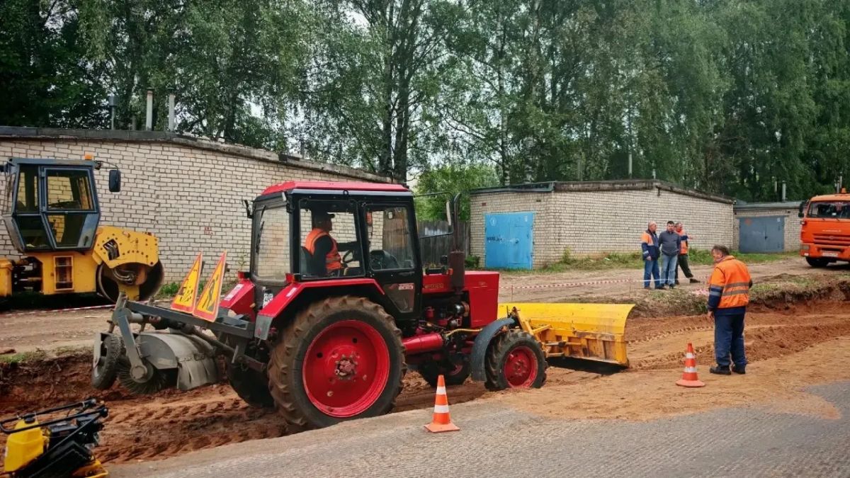 В Костроме начали ремонт улицы Южной В Костроме начали ремонт улицы Южной