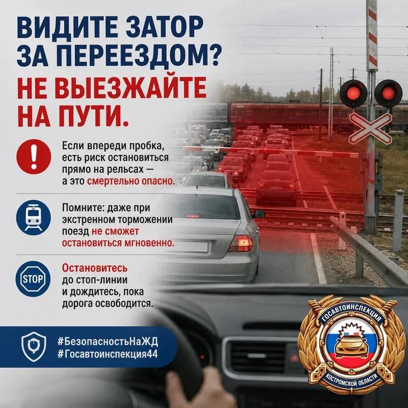 Безопасность на железнодорожных переездах: простые правила, которые спасают жизни Безопасность на железнодорожных переездах: простые правила, которые спасают жизни