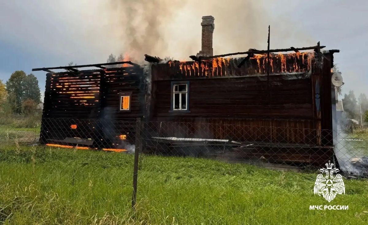 Мужчина погиб на пожаре в костромском посёлке