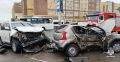 #ВестиСдорог. Огнеборцы МЧС России принимают участие в ликвидации последствий ДТП на улице Профсоюзной в Костроме Произошла авария с двумя автомобилями