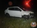«МОСКВИЧ» ВЫЛЕТЕЛ В КЮВЕТ С КОСТРОМСКОЙ ТРАССЫ И ПЕРЕВЕРНУЛСЯ