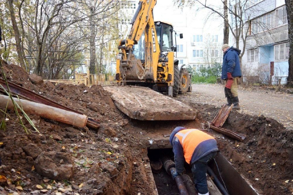 Ремонт теплосетей на 21 октября